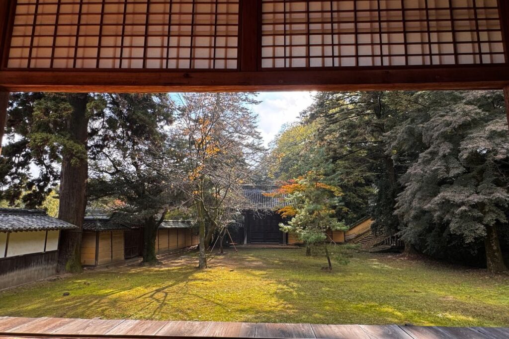 Beautiful garden in Omote Shoin - Kotohira Culture Guide