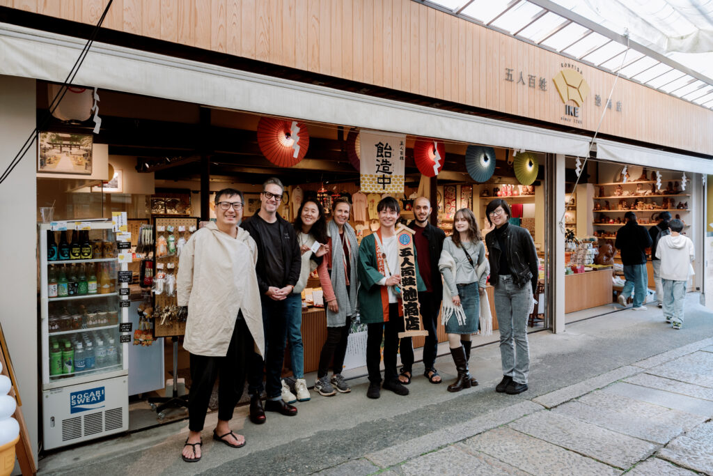 Nomads visiting Ike Syouten with Mr Candy