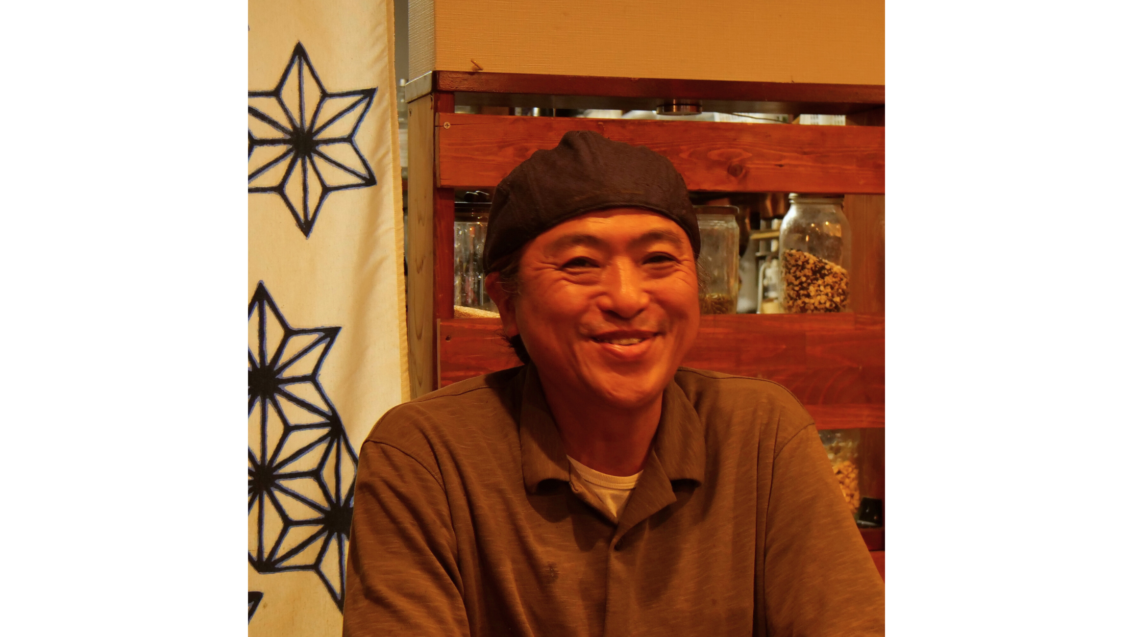 Shinji san, chef at Hemp Heart