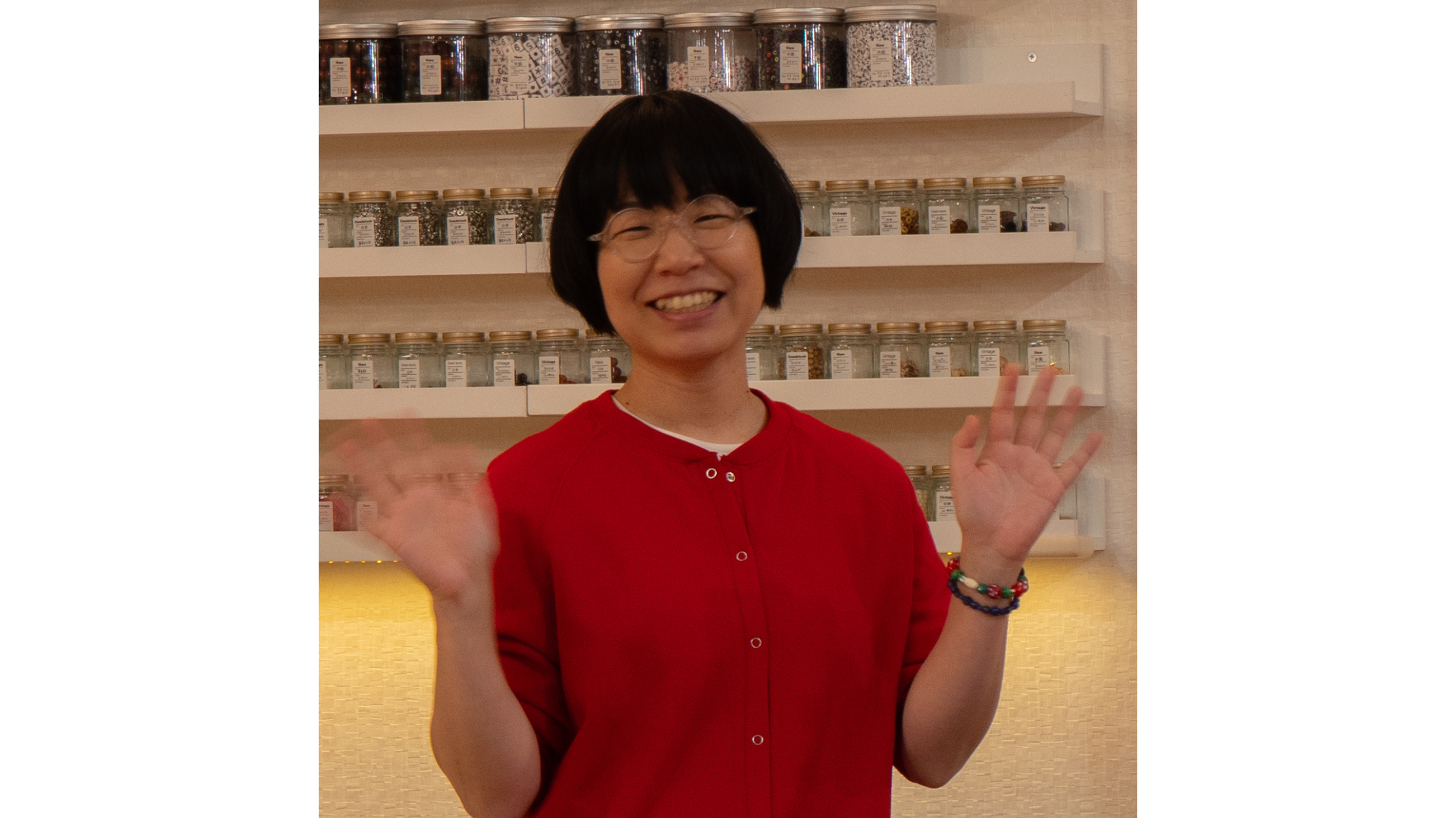 Miyoshi san, from Hitotubu Beads