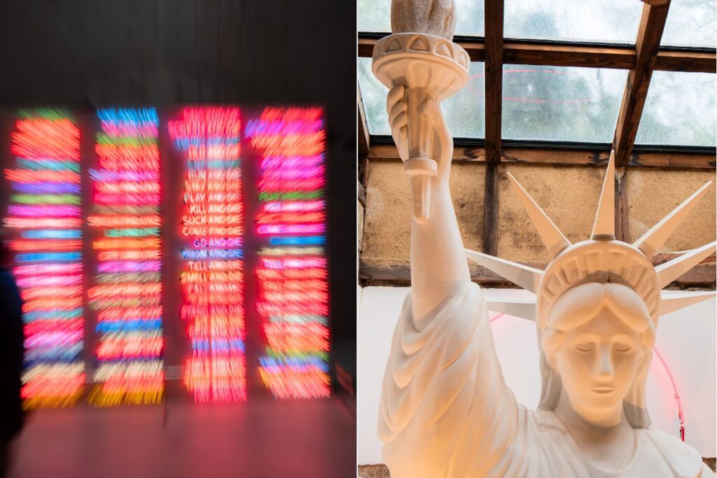 Arts work to explore between art village and museum. ©Manon Mathieu