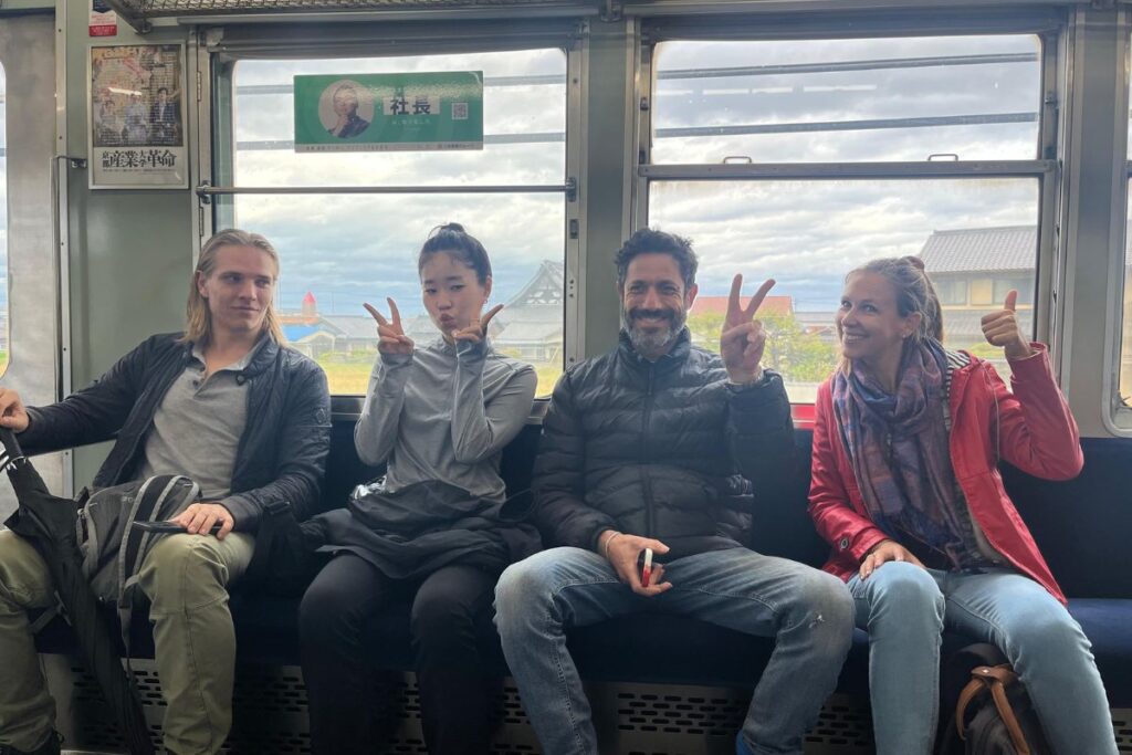 Train trip from Kotohira to Takamatsu