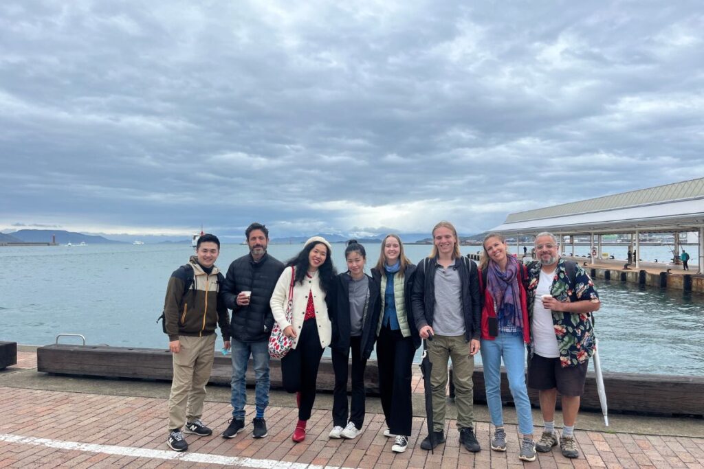 Digital nomad on a day trip from Kotori, Kotohira, to Naoshima island