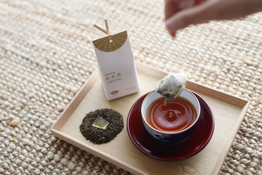 New ideas of products using the traditional candy like tea.