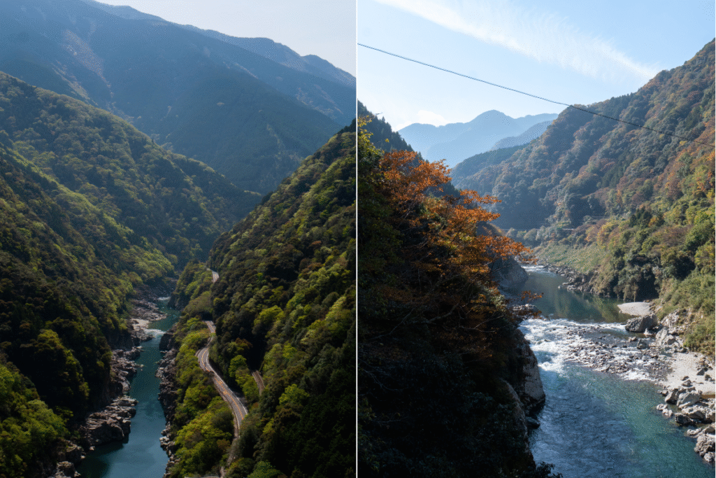 Beauty of Oboke Gorge, a day trip from Kotohira. ©Manon Mathieu