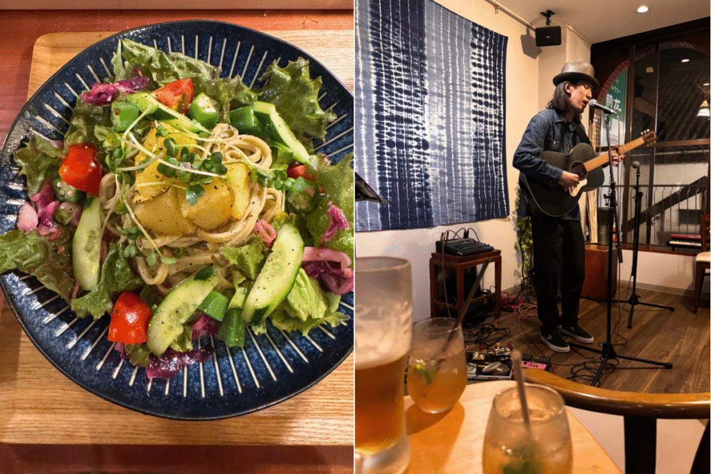Food and music night at Hemp Heart - Magokoro Kotohira ©Manon Mathieu