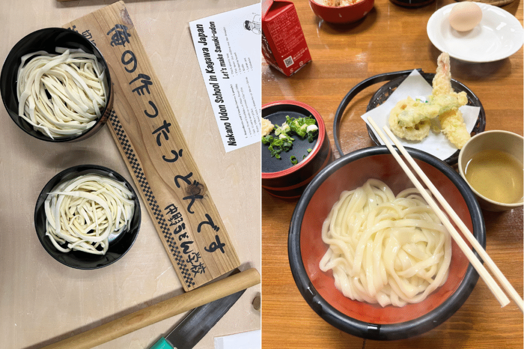 From udon class to delicious food