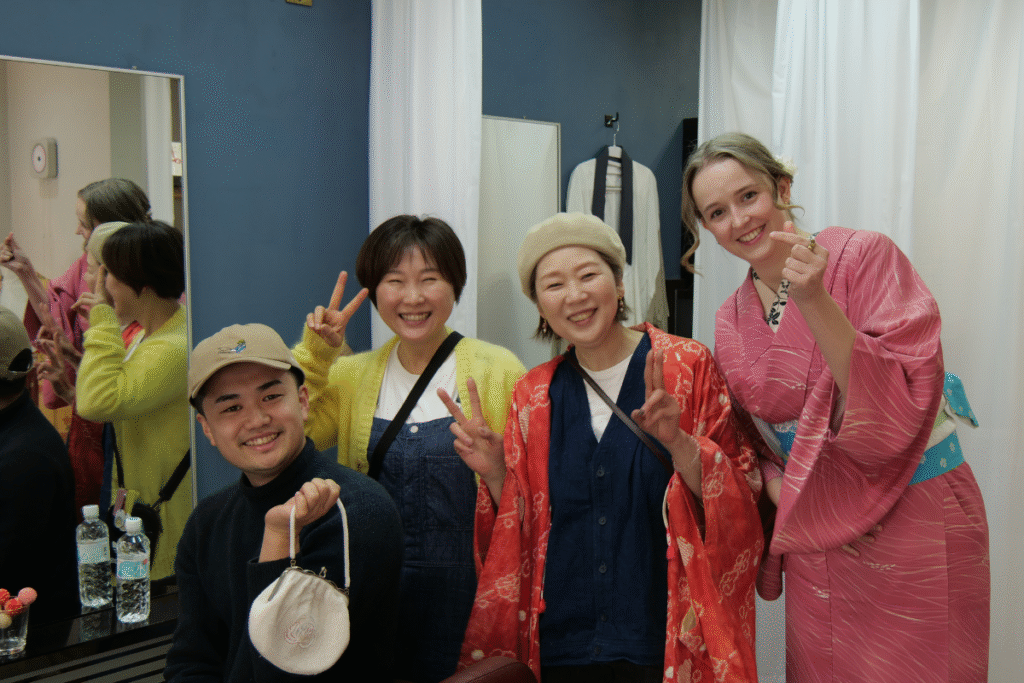 Beautiful experience at Fujitaya : wearing Kimono in Kotohira ©Manon Mathieu
