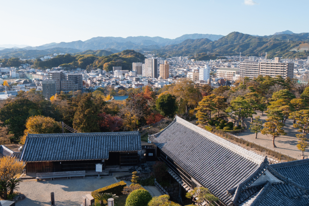 View over the city from castle windows ©Manon Mathieu