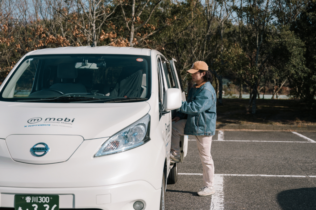 Mobi Kotohira, shared taxi in town