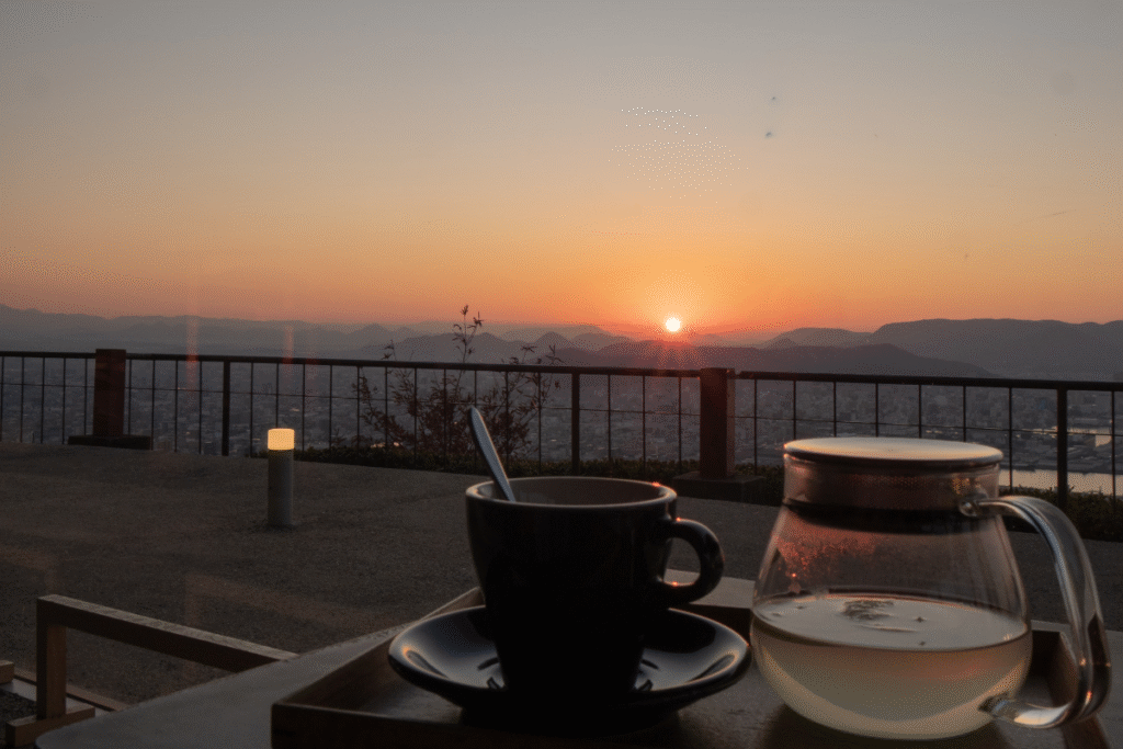 Coffee break with view