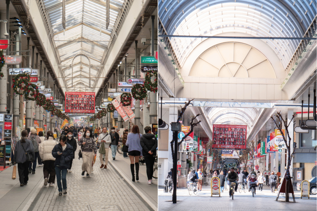 Streets of Takamatsu, a nice day trip from Kotohira 
©Manon Mathieu