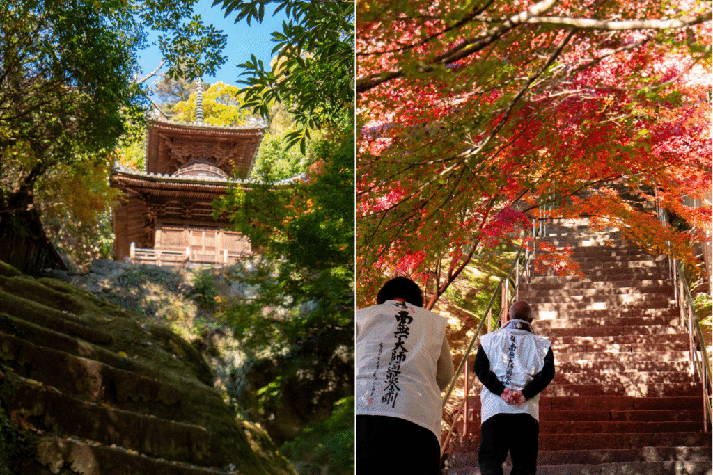 Some steps to climb for beautiful views on the way ©Manon Mathieu