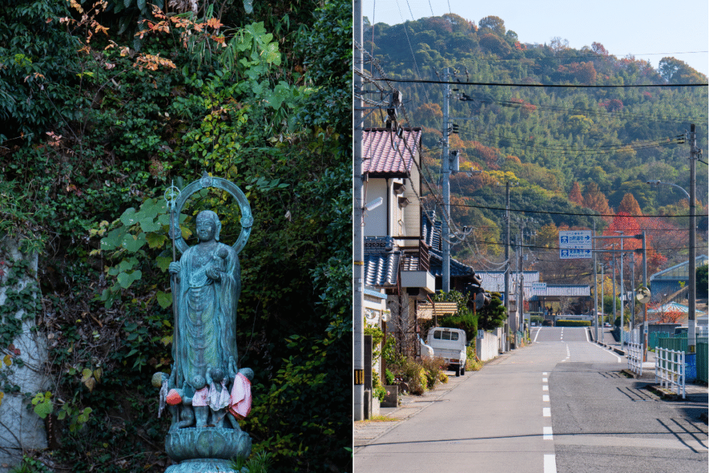 approach of the Kōyama-ji temple ©Manon Mathieu