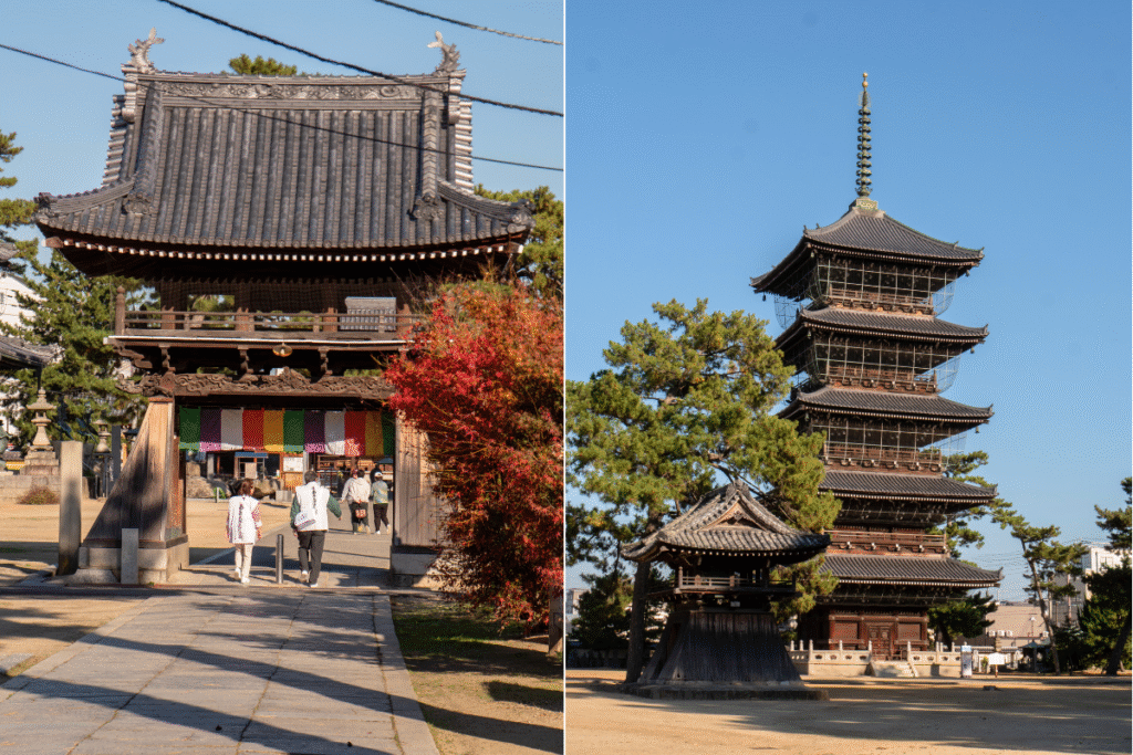 Five pagoda of Zentsuji temple ©Manon Mathieu